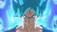 ドラゴンボール映画ブロリーの超サイヤ人ブルー悟空は 以前より顔がシャープ Yahoo 知恵袋