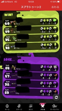 スプラトゥーン2ナワバリこのような糞マッチングによる差別を受け Yahoo 知恵袋