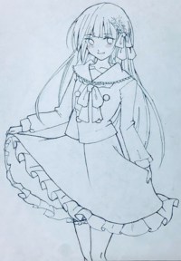 小6の女子です イラスト評価お願いします 狼ゲームの Yahoo 知恵袋