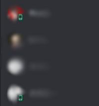 Discordのアプリの友達のアイコンの右下にある 緑のスマホマークはどう Yahoo 知恵袋
