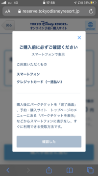 ディズニーのチケット 確認したボタンから先に進めないんですけど何がいけ Yahoo 知恵袋