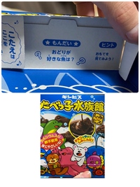 たべっこ水族館 お菓子 についているなぞなぞが本当に理解できま Yahoo 知恵袋