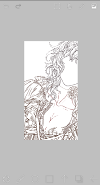 線画についてご指摘アドバイスお願いします 目線がどこを向いているのか Yahoo 知恵袋