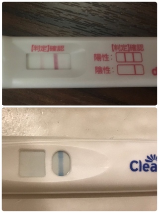 クリアブルー生理予定日陰性