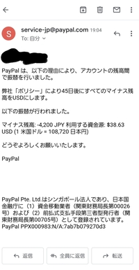 Paypalでの質問です 画像のようなgmailが届いたのですがあまり理 Yahoo 知恵袋