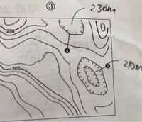 地図の等高線の読み方を教えて下さい 土地の細かい標高差を調べる Yahoo 知恵袋