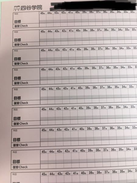 四谷学院に通っている方に質問です。 - 55段階の段位表の書き方が