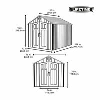 コストコの３坪大型納屋は樹脂製ですが日光で割れませんか Lifetime Yahoo 知恵袋