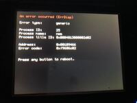 Cfwを導入後 いつもどおり遊んでいると このようなanerrorocc Yahoo 知恵袋
