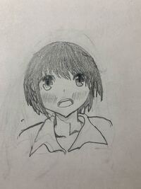 ショートカットの女の子 一花みたいになってしまった を描いたの Yahoo 知恵袋