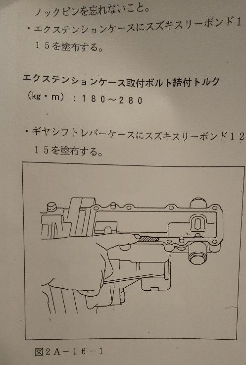 これはスズキ自動車のジムニーJA11のサービスマニュアルなので