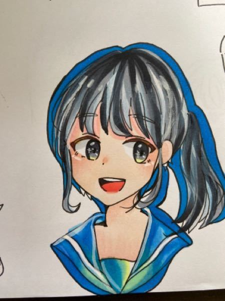 小学1年生の妹が描いた絵です。 - 友達にうまいと言われるそ