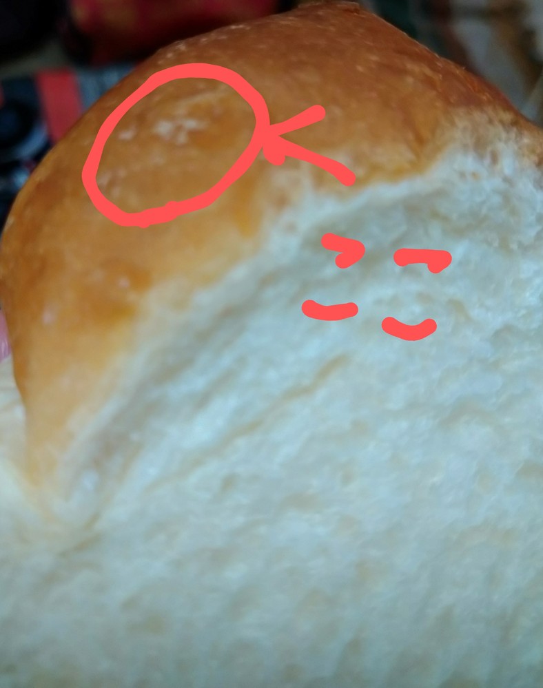 青カビなどを確認して、消費期限3日過ぎた食パンを食べました。食 