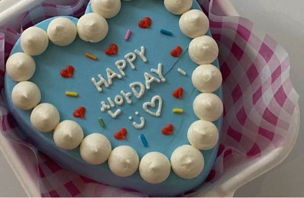 生クリーム 緑ケーキ 韓国 クレイケーキ ハンドメイド リボン 推し 