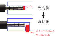 スマホのイヤホンジャック 穴側 にゴミが詰まって イヤホンプラ Yahoo 知恵袋