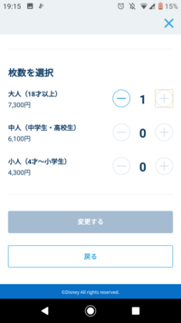 ディズニーチケットなのですが 高校生でかったチケットを大人に変更したくて Yahoo 知恵袋