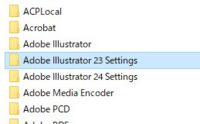 Illustratorなどの古いsettingフォルダは捨てても問題あり Yahoo 知恵袋