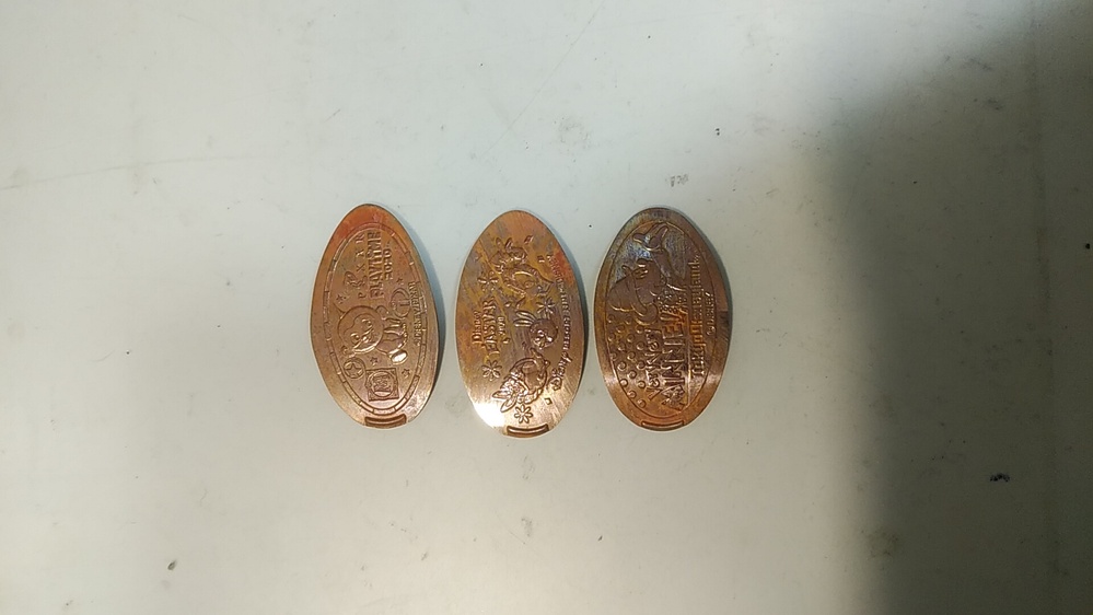 ディズニーのスーベニアメダルが気づいたらとてつもなく豹変してい