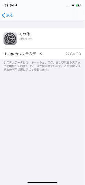 Iphoneのストレージのその他という場所で27gb取るのは流石におかし Yahoo 知恵袋