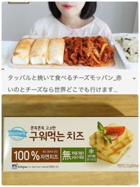 Youtuberのナドちゃんが食べていた 焼いて食べるチーズ Yahoo 知恵袋