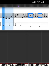 マインクラフトの音ブロックで楽譜から作りたいんですけど 下の写真の青で Yahoo 知恵袋