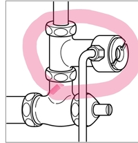 ウォシュレット用止水栓b 赤丸 の部分を購入したいのですが ど Yahoo 知恵袋
