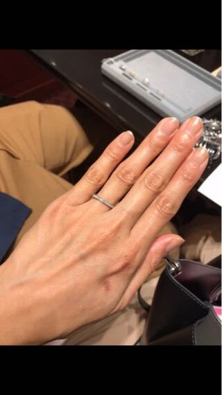 画像あり結婚指輪をフルエタニティにしようと思いますが こちらの Yahoo 知恵袋