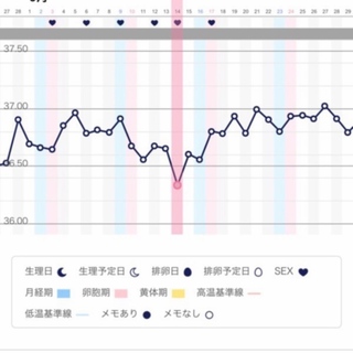 妊娠した月の基礎体温グラフになります 一応17日もタイミング取 Yahoo 知恵袋