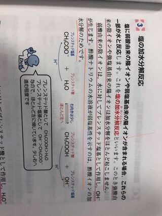 高校化学の塩の加水分解反応についてなのですが 酢酸イオンの加水分解でどう Yahoo 知恵袋