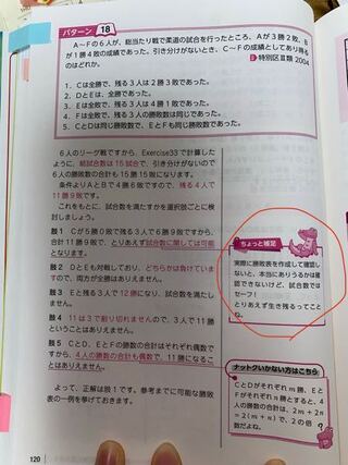 この補足の意味がわからないです 結局選択肢1は表を作って確認し Yahoo 知恵袋