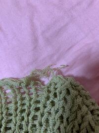 一度しか着ていませんが ニットの糸が切れてしまいました Yahoo 知恵袋