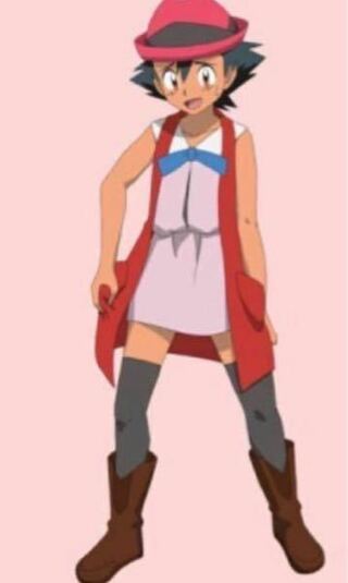 ポケモンで大喜利 セレナの服を着ていたサトシをセレナに目撃されました Yahoo 知恵袋
