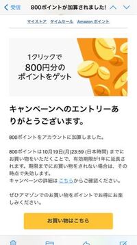 Amazonから800ポイントってこれで何か買えるってことですか 詐欺で Yahoo 知恵袋