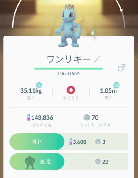 ポケモンgoについて ゴーリキー カイリキーを持っているにも関わらず Yahoo 知恵袋