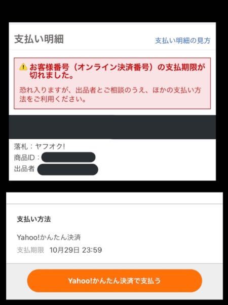 24日にヤフオクで商品を落札しました 支払い期限が29日となっているのに Yahoo 知恵袋