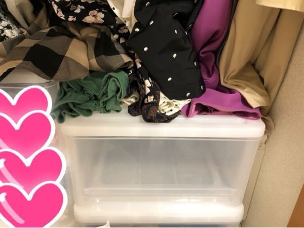 どう思いますか クローゼットの中に引き出しを収納しているのですが Yahoo 知恵袋