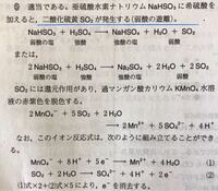 水酸化ナトリウムに濃硫酸を加えて加熱すると写真の上の式によって硫酸水素ナトリ Yahoo 知恵袋