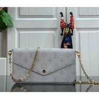 【どんなシーンでも】Louis Vuitton★チェーンウォレット バッグ Try these out before buying a high-end brand bag! Wallets