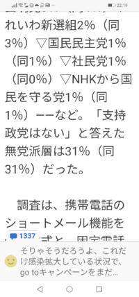 NHKから国民を守る党の支持率が0％って、これ何かの間違い？ 