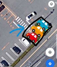 とあるスーパーマーケットの駐車場で 停めてはいけない場所に Yahoo 知恵袋