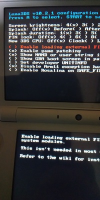 本日3dsにcfw導入出来たのですが Ntrselect起動す Yahoo 知恵袋