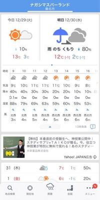 1ヶ月後の天気予測の的中率はどれくらいですか 旅行に行くので Yahoo 知恵袋