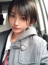 ショートヘアなのですが 髪の丸みをなくしたいです 中学女子３年 Yahoo 知恵袋