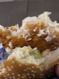 食べかけの食べ物の画像付き 閲覧注意 久々にマクドナルド Yahoo 知恵袋