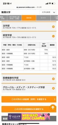 来年駒沢大学の経営学部経営科に受験する者です T方式の偏 Yahoo 知恵袋