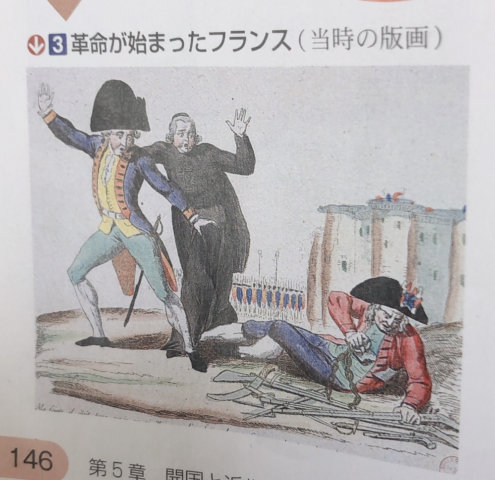 中2社会です。このフランス革命後の風刺画が表す意味を教えて