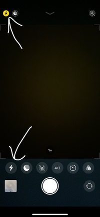 Iphone11カメラフラッシュ稲妻のマークこの画像の左上のは Yahoo 知恵袋