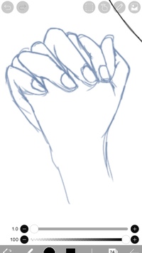 手の描き方が分かりません 途中まで上手くいっていたのです Yahoo 知恵袋