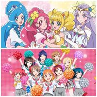 プリキュアのキャラクターと ラブライブのキャラクターは どっち Yahoo 知恵袋