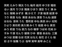 この中にキラキラネームありますか 漢字よみの順で書いてあります Yahoo 知恵袋